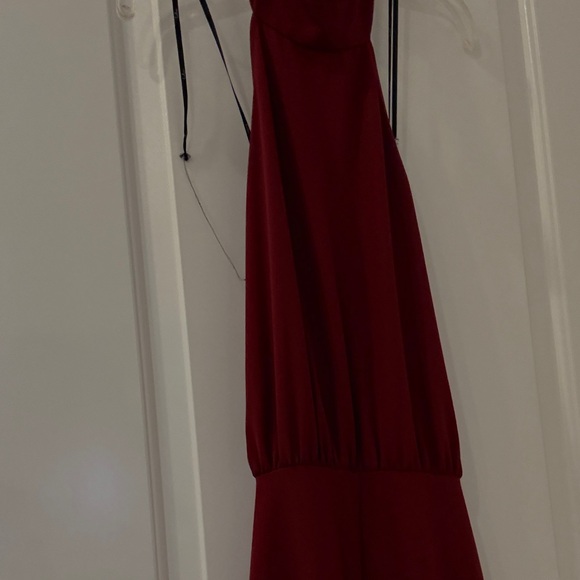 Lulu's Chic Burgundy Halter Jumpsuit - Picture 6 of 11